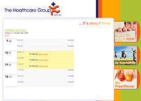 Healthcare Group Online Bookings