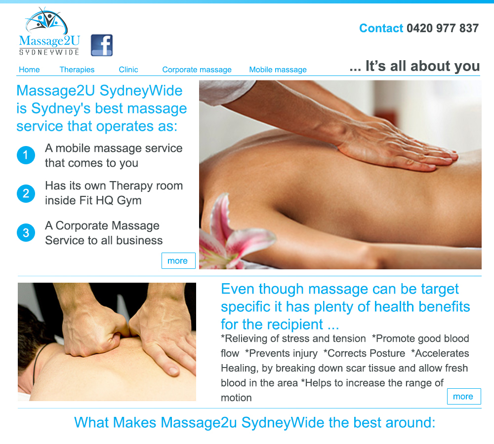 Massage2U SydneyWide