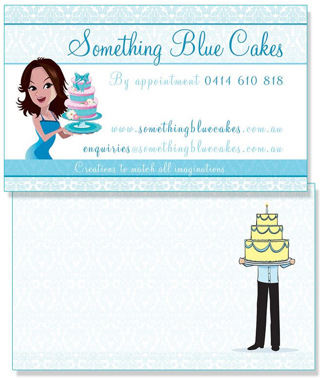 Something Blue Cakes print